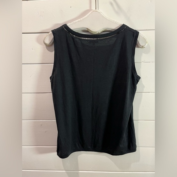 ❣️🖤 JAEGER – Black Sleeveless Top – Size M - Picture 8 of 11